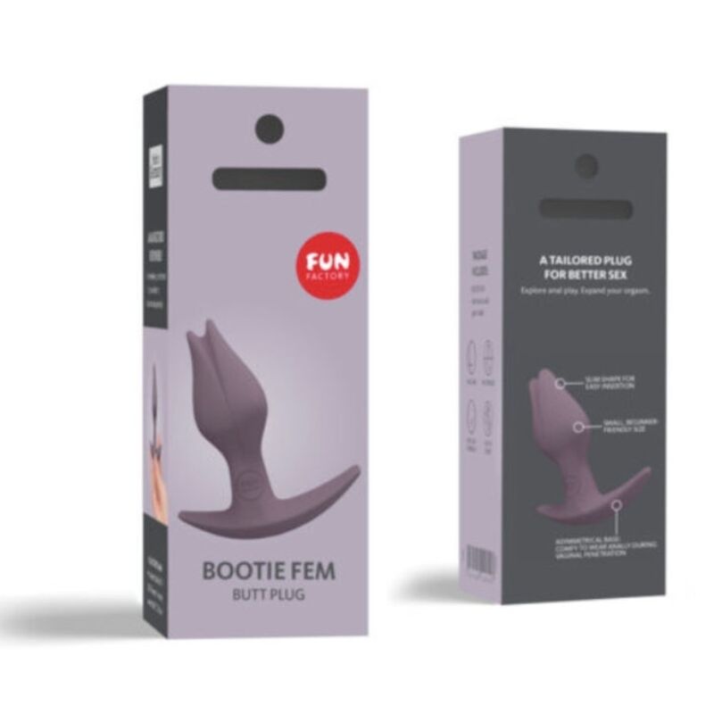 FUN FACTORY - BOOTIE FEM FEMELLE BUTT ANAL PLUG DARK TAUP - Sensualia