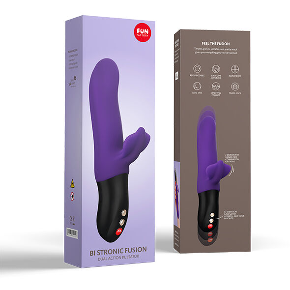 FUN FACTORY - BI STRONIC FUSION DOUBLE PULSATEUR VIOLET - Sensualia
