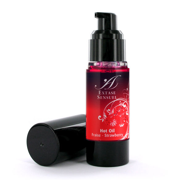 EXTASE SENSUAL - HUILE STIMULANTE CHALEUR FRAISE 30 ML - Sensualia