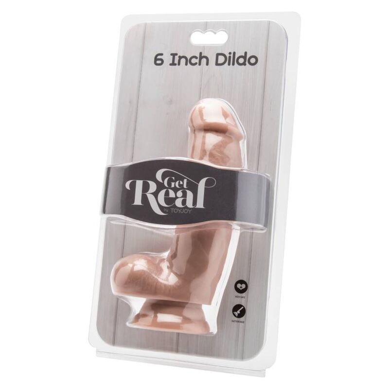 GET REAL - GODE 12 CM AVEC BILLES EN PEAU - Sensualia
