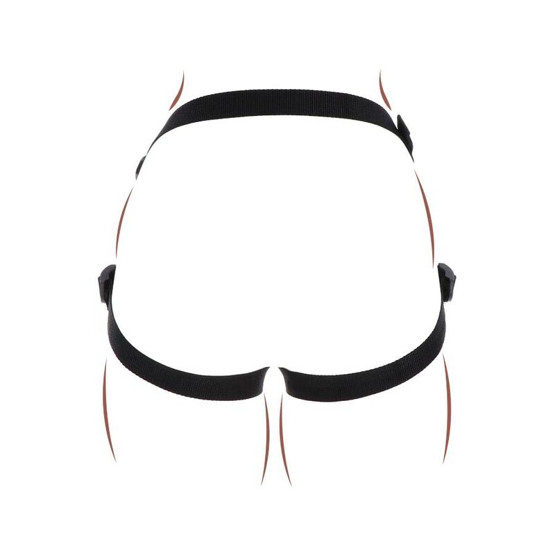 GET REAL - HARNAIS EN DENTELLE STRAP-ON VIOLET - Sensualia