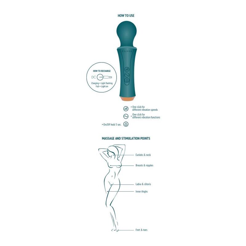 XOCOON - LA BAGUETTE PERSONNELLE VERTE - Sensualia