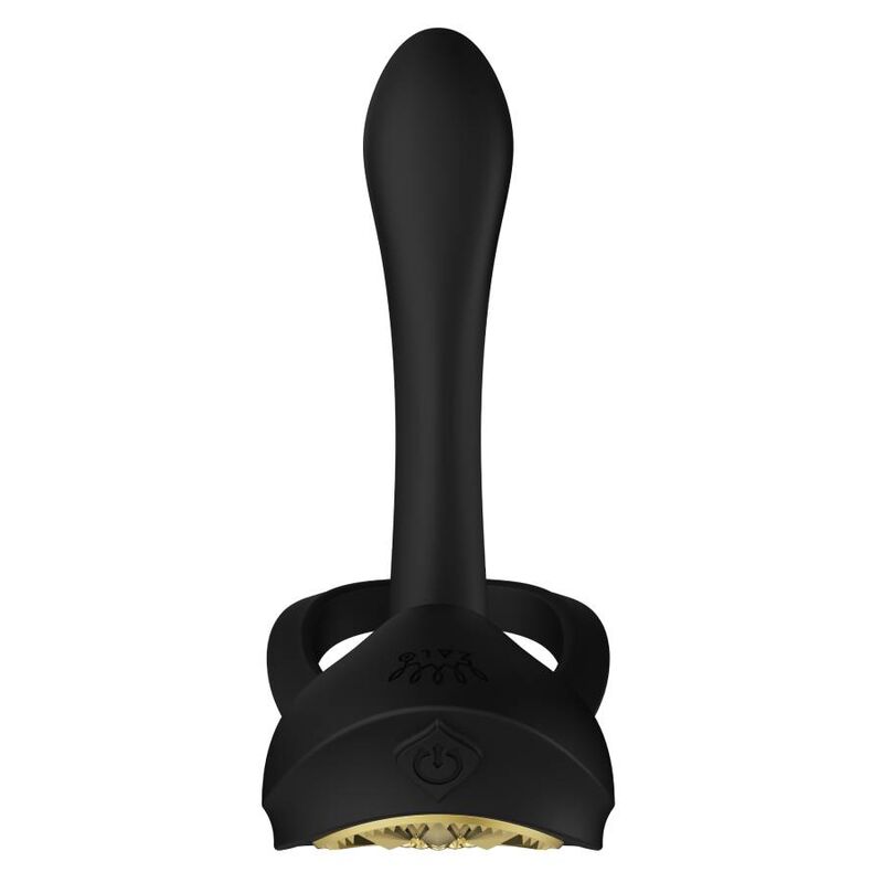 ZALO - BAGUE VIBRANTE COUPLES BAYEK NOIR - Sensualia