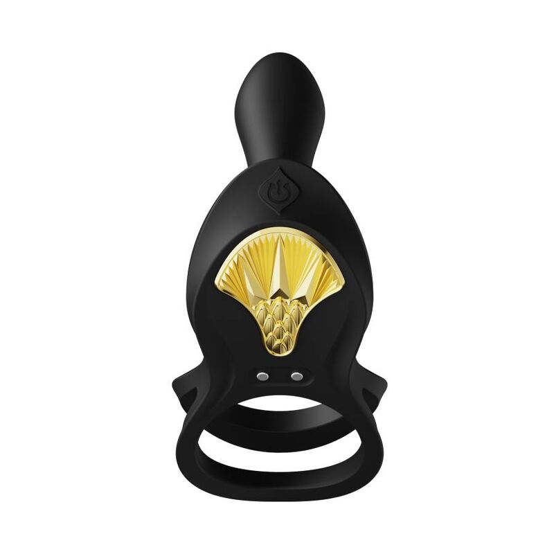 ZALO - BAGUE VIBRANTE COUPLES BAYEK NOIR - Sensualia