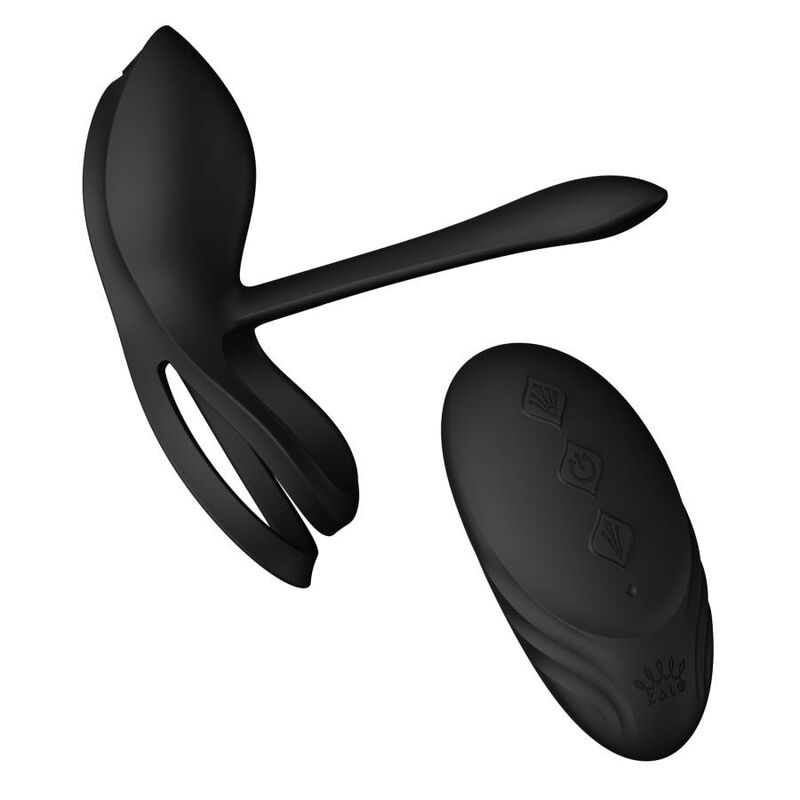 ZALO - BAGUE VIBRANTE COUPLES BAYEK NOIR - Sensualia