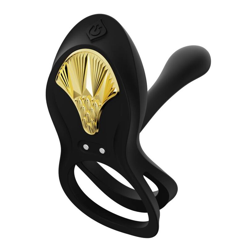 ZALO - BAGUE VIBRANTE COUPLES BAYEK NOIR - Sensualia