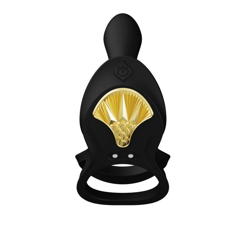 ZALO - BAGUE VIBRANTE COUPLES BAYEK NOIR - Sensualia