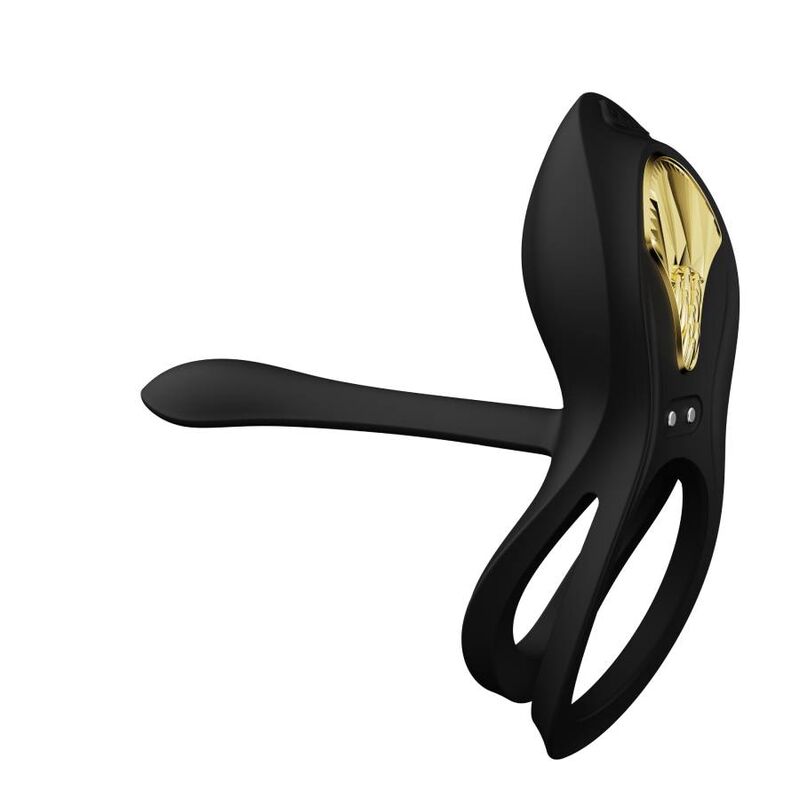ZALO - BAGUE VIBRANTE COUPLES BAYEK NOIR - Sensualia