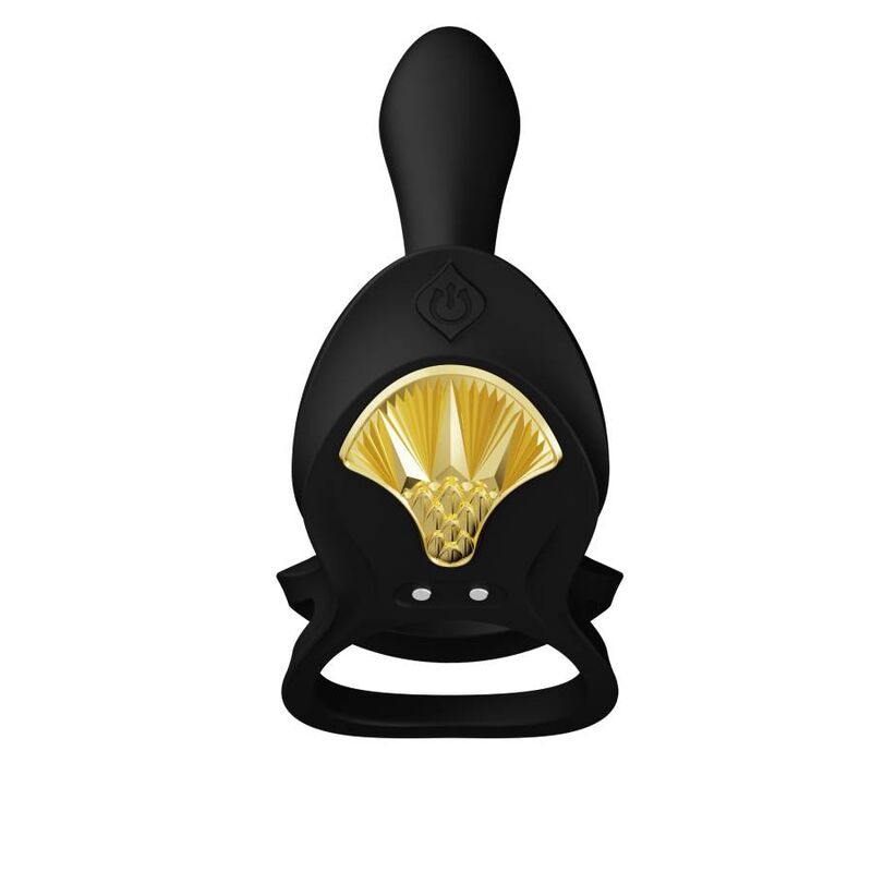 ZALO - BAGUE VIBRANTE COUPLES BAYEK NOIR - Sensualia