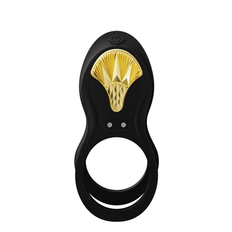 ZALO - BAGUE VIBRANTE COUPLES BAYEK NOIR - Sensualia