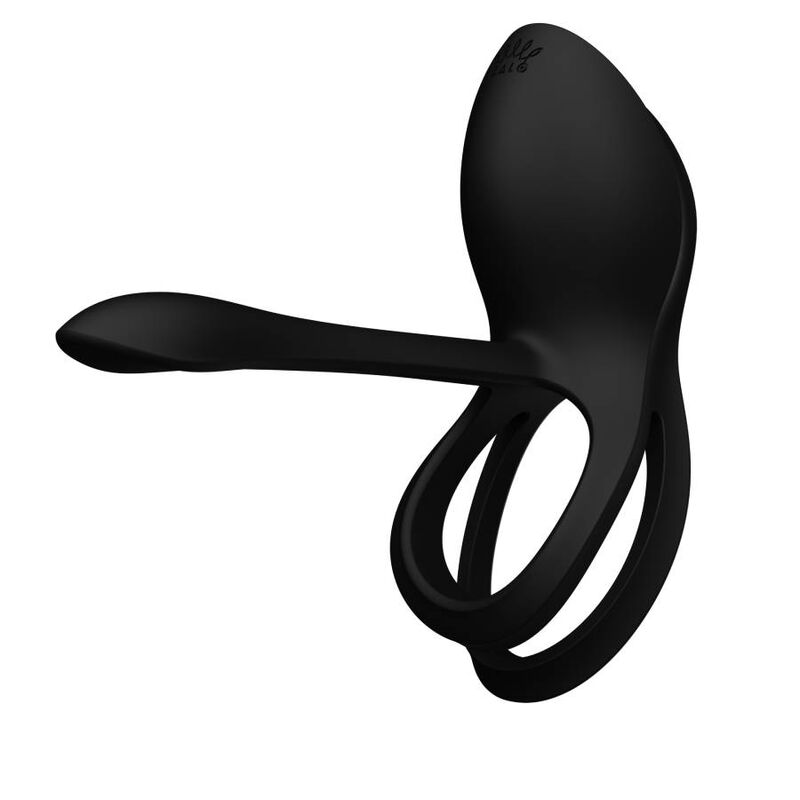 ZALO - BAGUE VIBRANTE COUPLES BAYEK NOIR - Sensualia