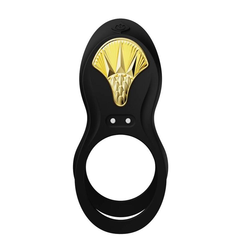 ZALO - BAGUE VIBRANTE COUPLES BAYEK NOIR - Sensualia