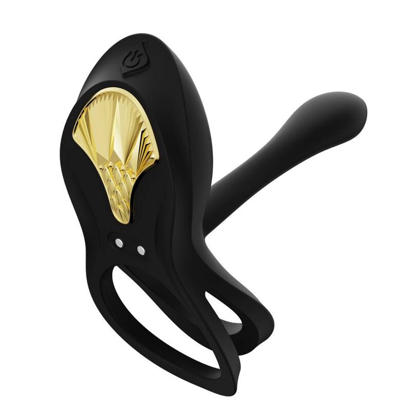 ZALO - BAGUE VIBRANTE COUPLES BAYEK NOIR - Sensualia