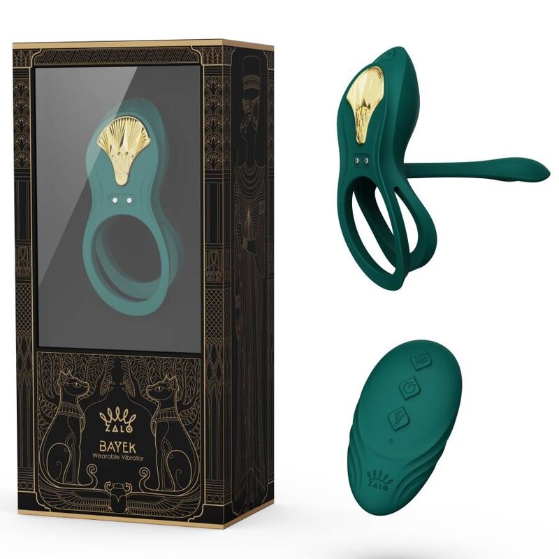 ZALO - BAGUE VIBRANTE COUPLES BAYEK VERTE - Sensualia
