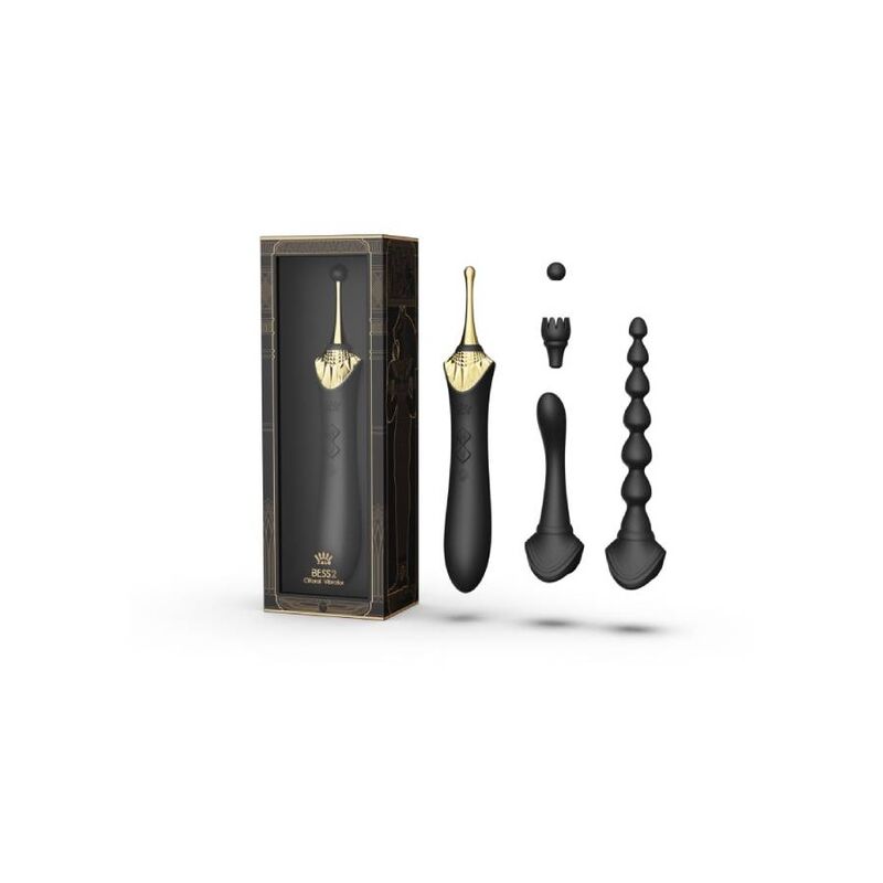 ZALO - BESS 2 CLITORAL MASSAGER BLACK - Sensualia