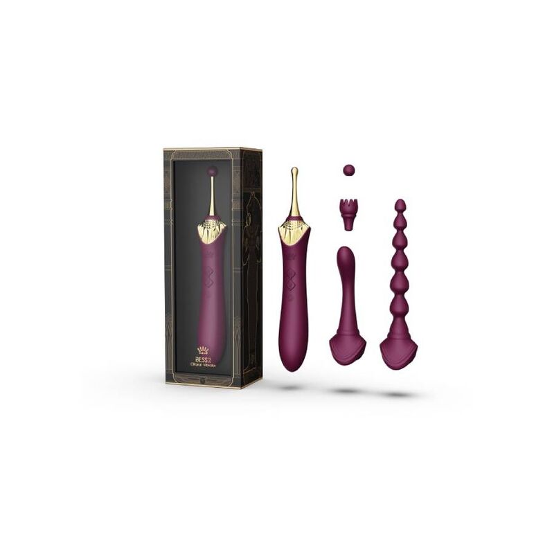 ZALO - BESS 2 CLITORAL MASSAGER PURPLE - Sensualia
