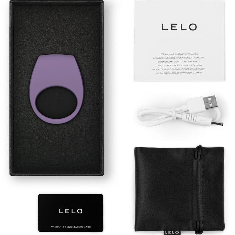 LELO - TOR 3 ANILLO VIBRADOR NEGRO - Sensualia