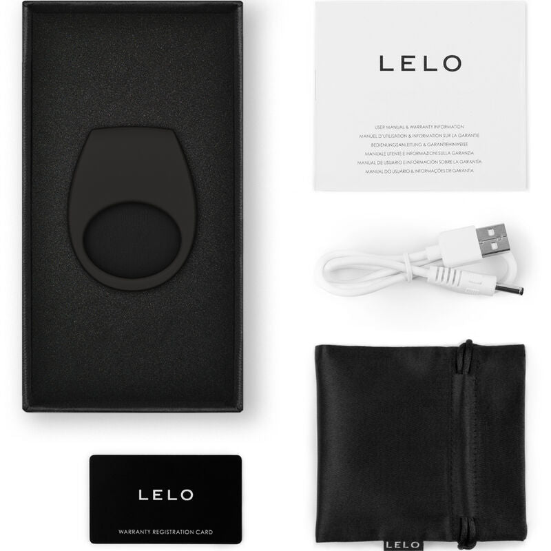 LELO - TOR 3 ANILLO VIBRADOR NEGRO - Sensualia
