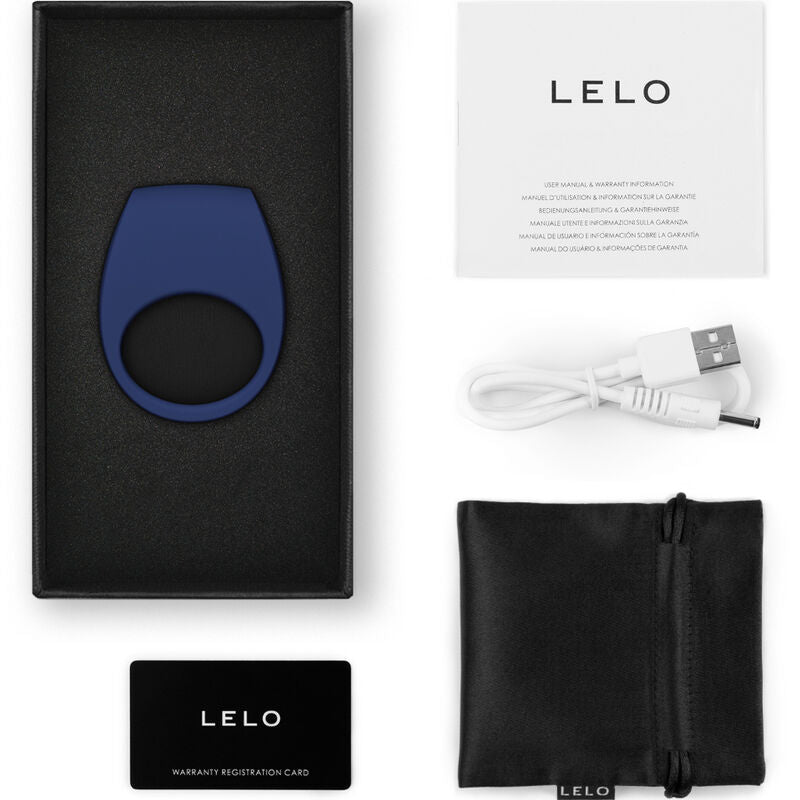 LELO - TOR 3 ANILLO VIBRADOR NEGRO - Sensualia