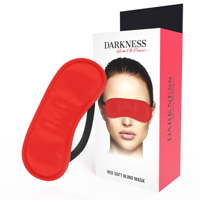 DARKNESS - MASQUE DROIT ROUGE - Sensualia