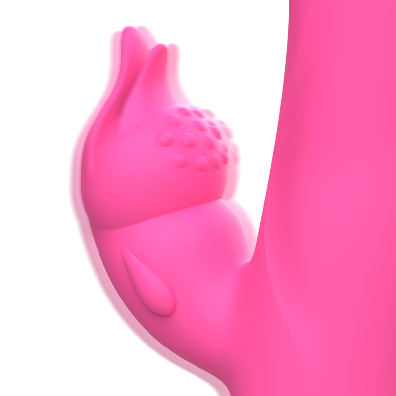 INTENSE - VIBRATEUR JULIO RABBIT SILICONE ROSE - Sensualia