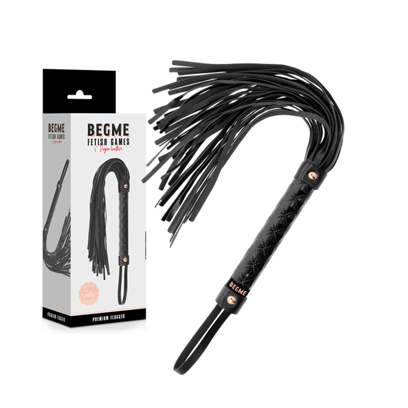 BEGME - BLACK EDITION FLOGGER EN CUIR VEGAN - Sensualia