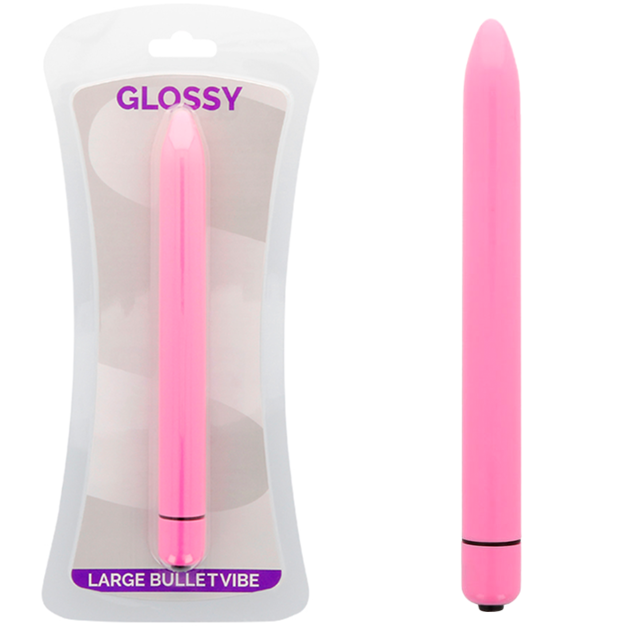 GLOSSY - VIBRATEUR SLIM DEEP ROSE - Sensualia