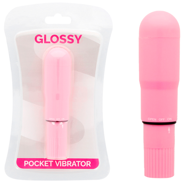 GLOSSY - VIBRATEUR DE POCHE ROSE - Sensualia