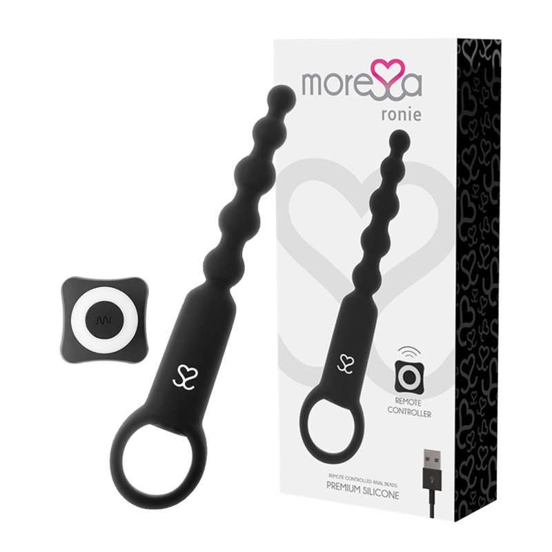 MORESSA - RONIE TÉLÉCOMMANDE NOIR PLAISIR ANAL - Sensualia