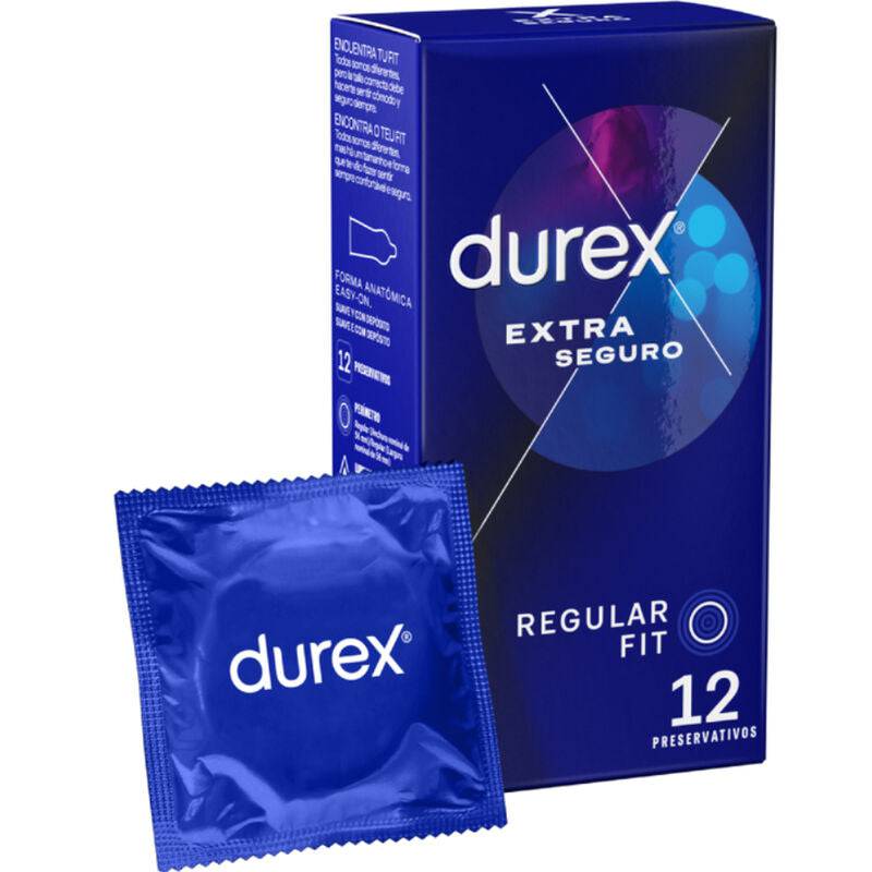 DUREX - EXTRA SÉGURO 12 UNITÉS - Sensualia