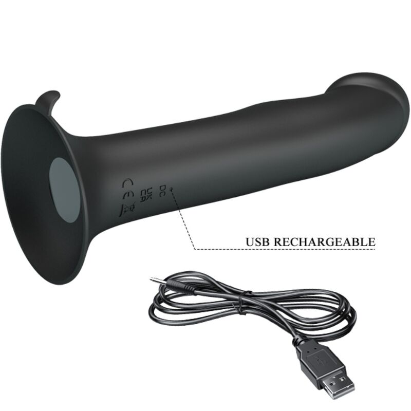 PRETTY LOVE - VIBRATEUR MURRAY ET VENTOUSE DE CLITORIS NOIR - Sensualia