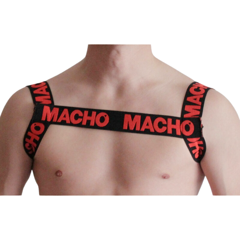 MACHO - HARNAIS ROUGE - Sensualia