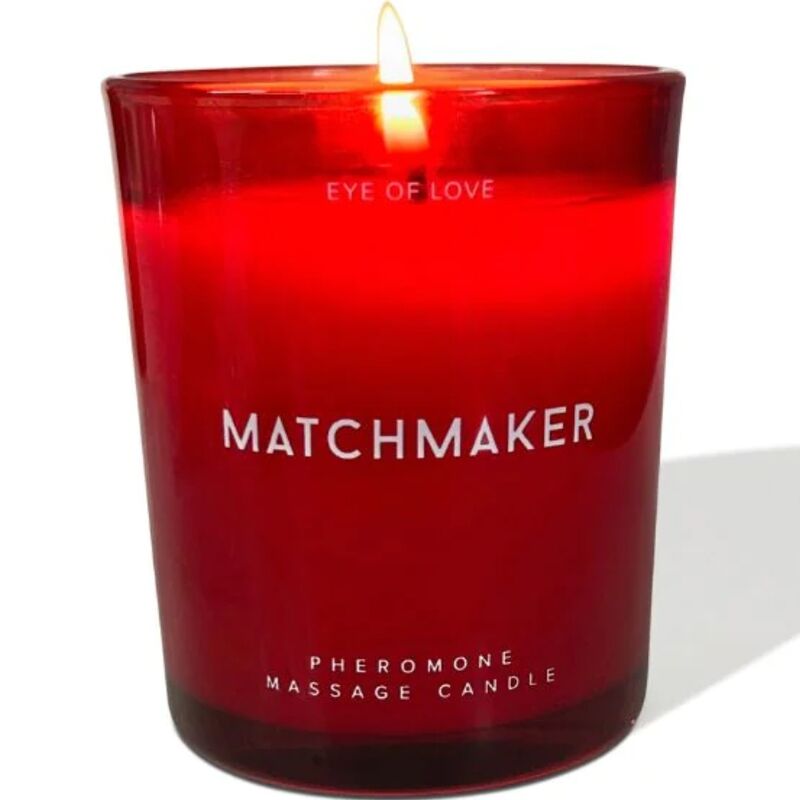 EYE OF LOVE - MATCHMAKER BOUGIE DE MASSAGE DIAMANT ROUGE LATTIRER 150 ML - Sensualia
