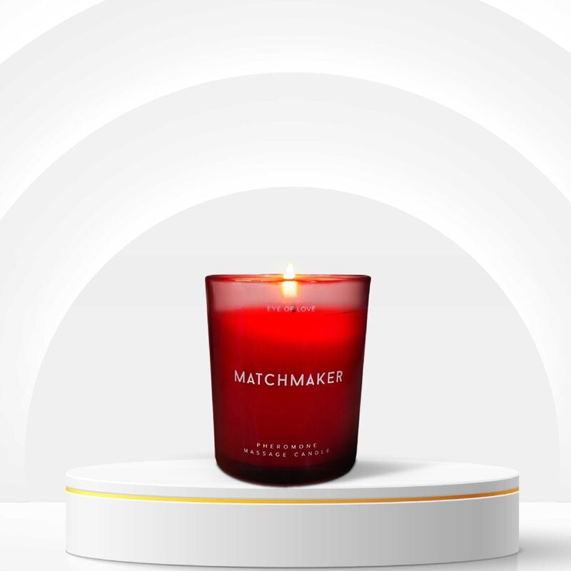 EYE OF LOVE - MATCHMAKER BOUGIE DE MASSAGE DIAMANT ROUGE LATTIRER 150 ML - Sensualia