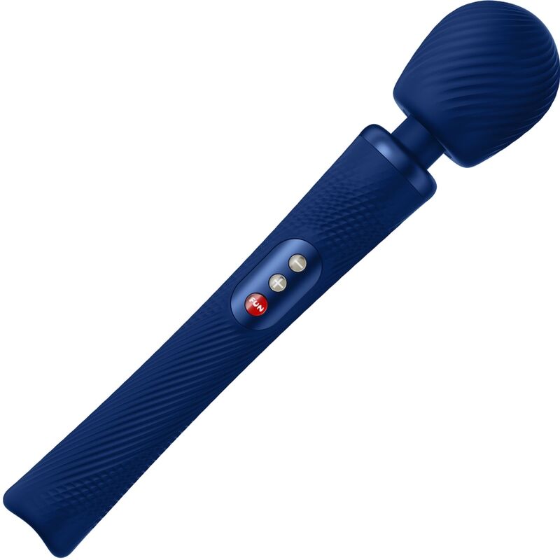 FUN FACTORY - VIM WAND RUMBLE VIBRADOR RECARGABLE SILICONA NARANJA - Sensualia
