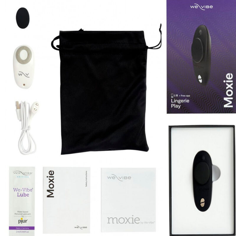 WE-VIBE - VIBRATEUR CLITORAL MOXIE + NOIR - Sensualia