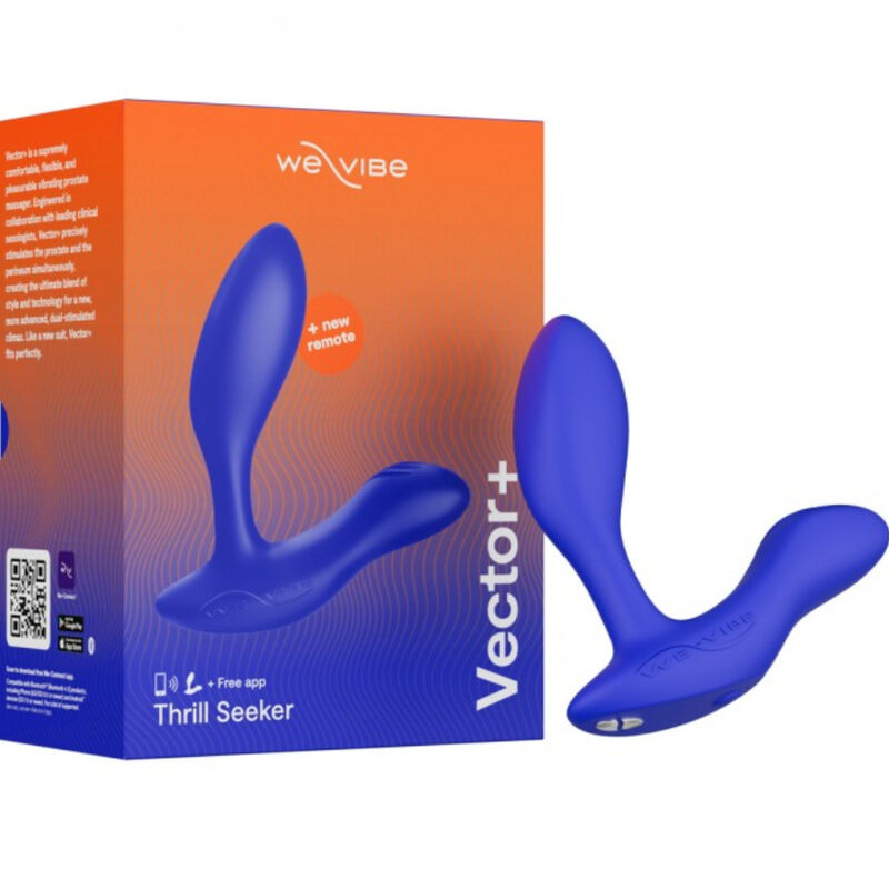 WE-VIBE - MASSEUR DE PROSTATE VECTOR+ BLEU - Sensualia