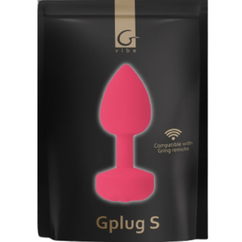 G-VIBE - FUNTOYS GPLUG VIBRATEUR ANAL RECHARGEABLE PETIT ROSE NÉON 3CM - Sensualia