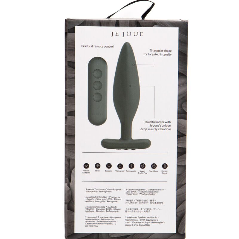 JE JOUE - VIBRATEUR ANAL EGON PLUG NOIR - Sensualia