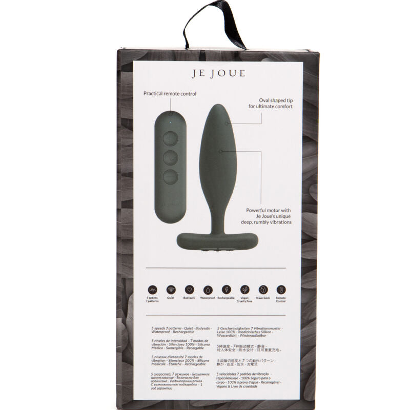 JE JOUE - VIBRATEUR VESTA PLUG ANAL NOIR - Sensualia