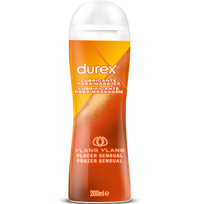 DUREX - MASSAGE SENSUEL 2 EN 1 YLANG YLANG 200 ML - Sensualia