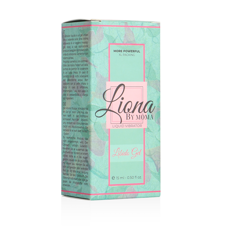 LIONA BY MOMA - VIBRATEUR LIQUIDE LIBIDO GEL 15 ML - Sensualia