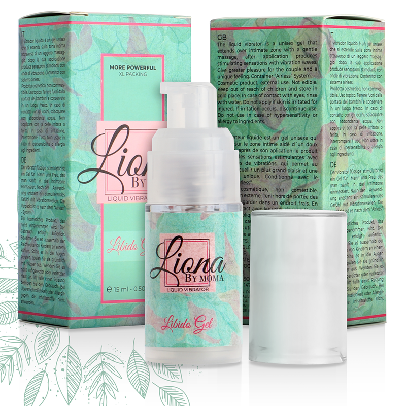 LIONA BY MOMA - VIBRATEUR LIQUIDE LIBIDO GEL 15 ML - Sensualia