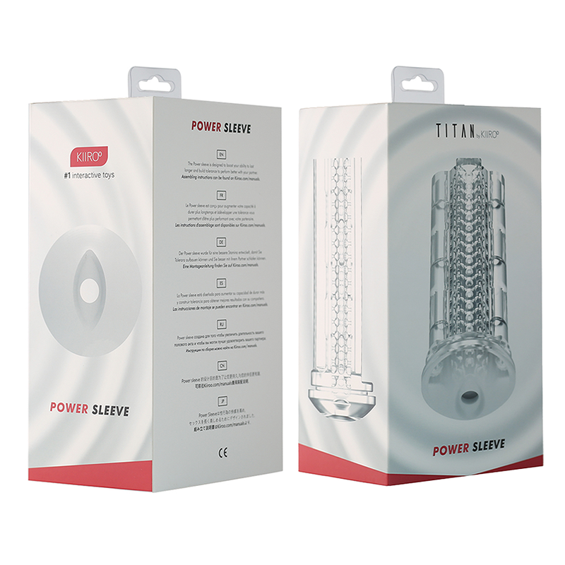 KIIROO - COUVERCLE MASTURBATEUR TITAN PUISSANCE + PERFORMANCE - Sensualia
