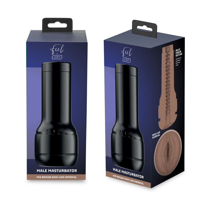 KIIROO - STIMULATEUR MASTURBATEUR FEEL STROKER - MARRON - Sensualia