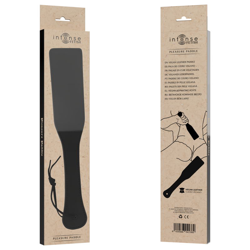 INTENSE - PADDLE FÉTICHISME EN CUIR VÉGÉTALIEN - Sensualia