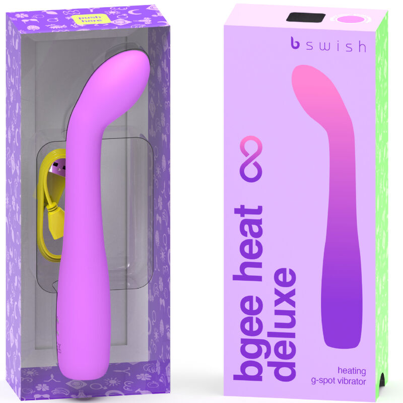 B SWISH - VIBRATEUR RECHARGEABLE BGEE HEAT INFINITE DELUXE LAVANDE SILICONE - Sensualia