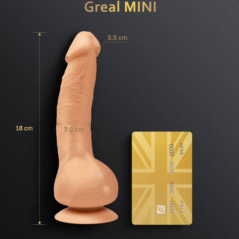 G-VIBE - GREAL MINI VIBRATEUR GODE NATUREL SILICONE - Sensualia