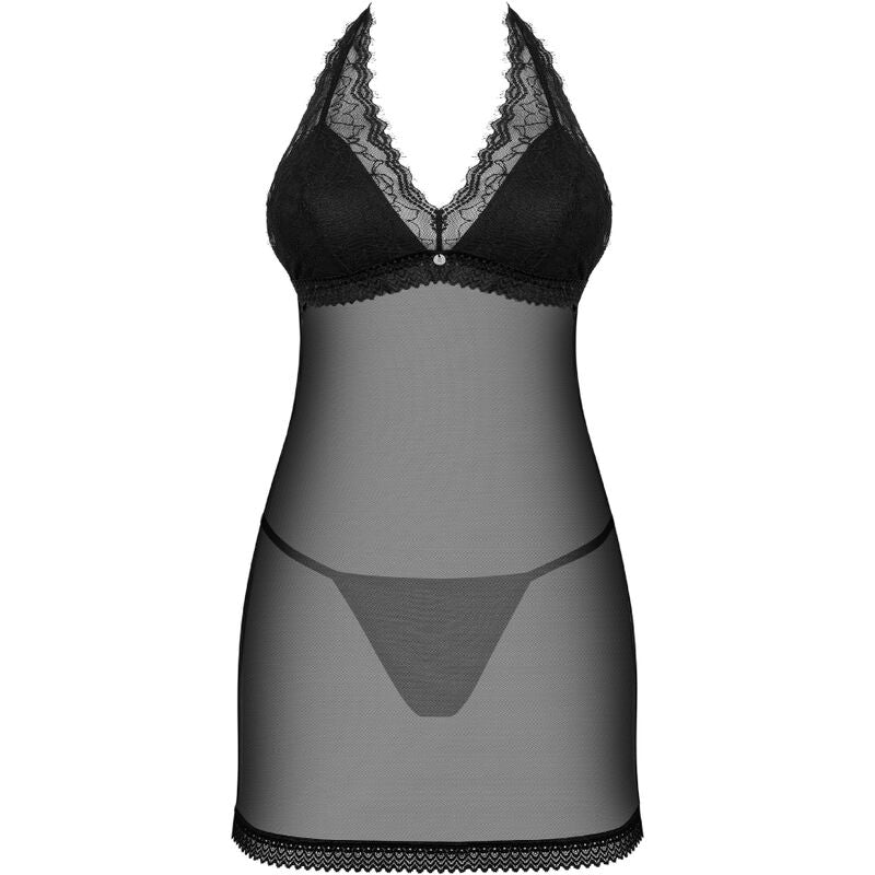 OBSESSIVE - CHEMISE MEDILLA & STRING XS/S - Sensualia