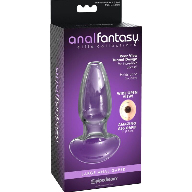 ANAL FANTASY ELITE COLLECTION - DILATATEUR EN CRISTAL ANAL GAPER TAILLE M - Sensualia
